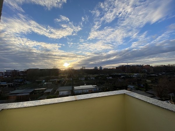 Ausblick vom Balkon